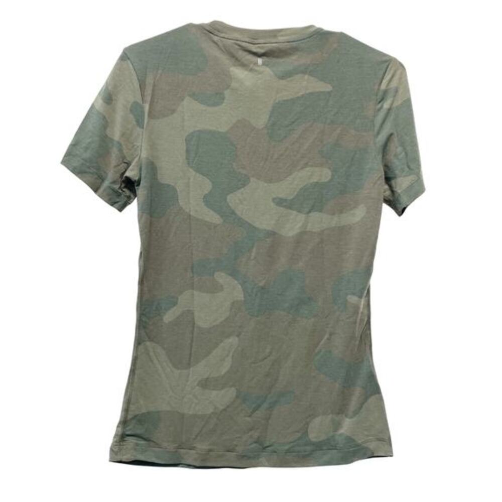 NoBull Women's Army‎ Green Camo Stretch Daily Athletic Cross Fit Gym Shirt XS - Picture 4 of 6